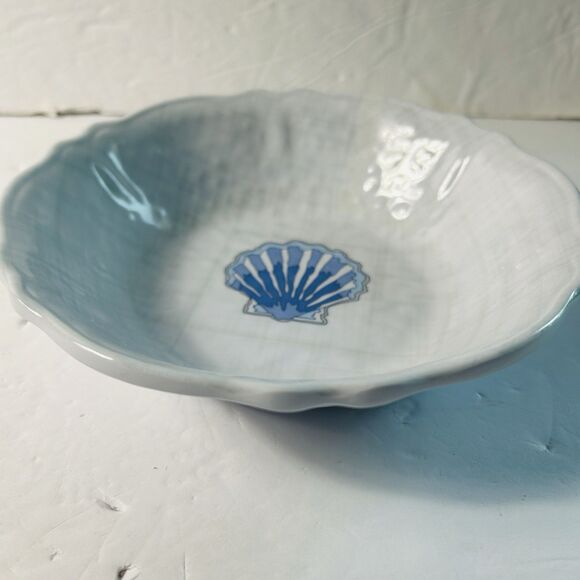 Sigrid Olsen Home Sea Shell Melamine Bowls Set of 4 Coastal Beach Vibe - Picture 4 of 8